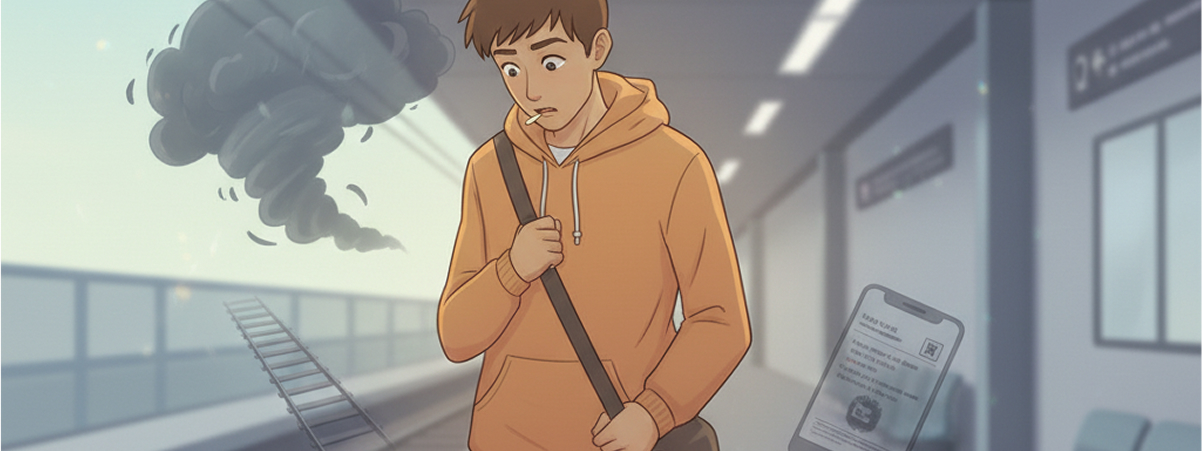 Negative anticipation illustration